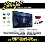 🇲🇾8GB 128GB Stinger 2K A17 PRO+ DSP 8 CORE CAR ANDROID PLAYER 2K SCREEN [9"INCH/10.1"INCH]QLED Car P