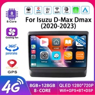 【4G SIM+5G WIFI +8Core】 9 inch 8G+128G Android Player Car Radio Monitor Android15 Head Unit for ISUZ