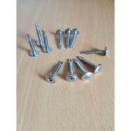 [100 PCS] SUS 410 Stainless Steel Self-Drilling Screws