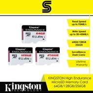 KINGSTON High-Endurance microSD Memory Card - 64GB/128GB/256GB