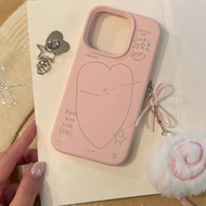 casing realme c15 realme 12x 5g casing Graffiti Line Heart Suitable for OPPOFindx8 Phone Case reno14