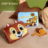 迪士尼 奇奇蒂蒂開心果多用途抱枕提袋組-溫暖包覆
