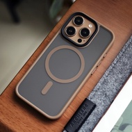 【Skin-friendly/Hight quality/Matte acrylic hard case/Desert Titanium】compatible for iphone 16 pro ma