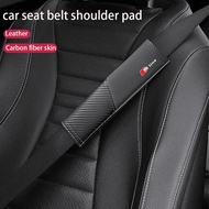 Car seat shoulder belt pad PU leather seat belt protective cover for Audi Sline S3 S4 S5 S6 S7 RS4 R