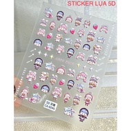 5D Girl Sticker