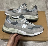 New Balance NB 992 復古 豬皮織物人造革低幫休閒鞋 灰色 波鞋