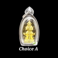 Thailand Amulet Lp Yit Taowesuwan Roop Lor Thai Buddha Wealth Protection Luck