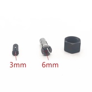 Iron Chuck Cap replace for Makita GD0600 906 763620-8 3mm 6mm 763627-4 GD0603 GD0601 collet nut Powe