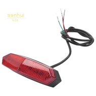 LED E-Bike Taillight 12V-80V LED Safety Night Rear Lamp Riding Warning E-Bike Taillights