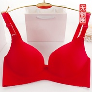 Red Seamless Bra Size 32 Thick Foam