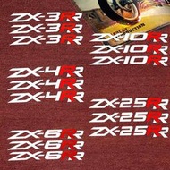 台灣現貨KAWASAKI 川崎 ZX3R 4R 6R 10R 25R 反光貼紙激光標誌貼花越野摩托車裝飾貼紙。川崎貼紙。
