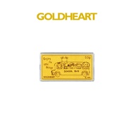 Goldheart 999 Gold 0.5G Happiness Gold Bar