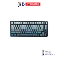 WIRELESS KEYBOARD (คีย์บอร์ดไร้สาย) AULA S75PRO - SKY BLUE SWITCH RGB EN GRADIENT GRAY