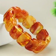 Bohemian Style Amber Square Bracelet Bracelet
