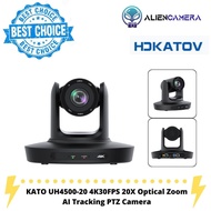 KATO UH4500-20 4K30FPS 20X Optical Zoom AI Tracking PTZ Camera with Microphone for Video Conference 