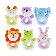 Clearance Baby Rabbit Plush Rattles Soft Mobiles Cartoon Animal Handbells Newborn Toddlers Grasp Tra