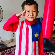 Baju Pendekar Hang Tuah & Jebat - Baju Mardeka Budak Lelaki 2025