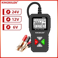 【COD】kingbolen-เครื่องมือตรวจสอบแบตเตอรี่รถยนต์ CCA 100-2000เครื่องทดสอบแบตเตอรี่รถยนต์ CCA 6V 12V 2