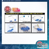 [Singlemode ] TM-Passed Fiber Optic Splitter / FTTH SC Pigtail PLC Splitter 1x2 / 4 / 8 / 16 Cores