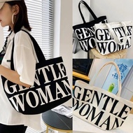Gentle Woman Bag GW Tote Bag Gentle Woman Tote Bag Large Gentle Woman Bag BIG Size Large Canvas Bag 