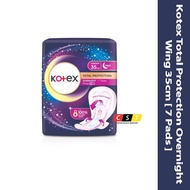 Kotex Total Protection Overnight Wing 35cm [7 Pads]