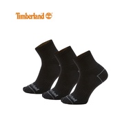 Timberland All Gender 3 Pack Bowden Quarter Socks Black