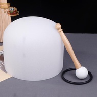 sun Crystal Quartz Singing Bowl 8 Inch 432Hz Yoga Meditation Sound Bowls Professional Tibetan Crysta