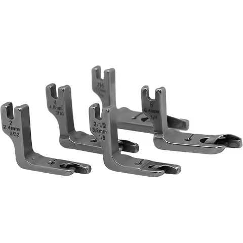 Industrial Sewing Machine Rolled Hemming Presser Foot For Brother JUKI Industrial Single Needle Sewi