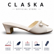 CLASKA  2242-4 Women Comfort Mid Blocks Heels 2 inch