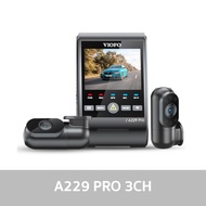 [รุ่นใหม่] VIOFO A229 Pro 3CH กล้องติดรถบันทึก 3 กล้อง Sony Starvis 2 4K + 2K + FHD WIFI 5GHz GPS