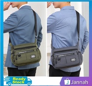 Jannah Beg Bahu Jinjing Silang Lelaki Melancong ( Pro Unisex Travel Sling Crossbody Shoulder Bag Han