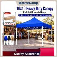ActiveCamp 6x6 8x8 10x10 3x3m folding canopy folding tent kanopi bazar khemah ( full set) payung nia