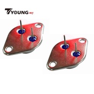 [Available] 2 Pieces 2N3055 NPN Transistor TO-3 DIY Parts Base Installation Durable