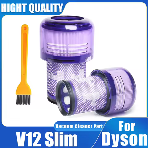 For Dyson V12 Detect Slim Absolute Extra Hepa Filter , Washable Filter, Replacement Filter for Dyson