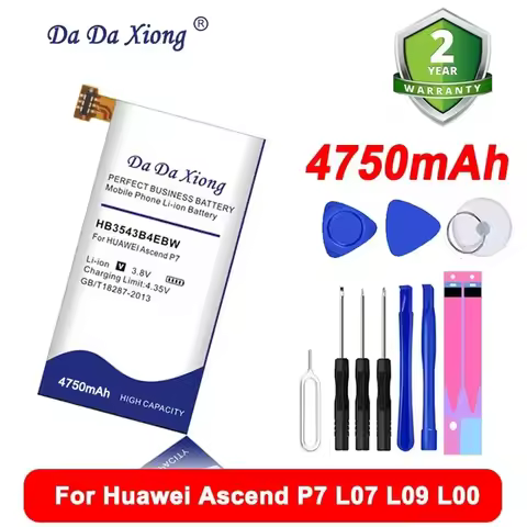 HB4Q1HV HB3543B4EBW HB4742A0RBW HB417094EBC New Battery For Huawei Ascend Honor Mate 3C P7 P1 7 U920