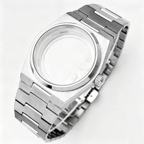 PRX NH35 40mm Watch Case Fluted Smooth Bezel Fit 28.5&31.8mm Dial For Tissot NH35/36/38 Automatic Mo