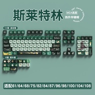Keycap ชุดเต็มสำหรับพิมพ์แบบสูง MDA Original Theme Keycaps PBT Heat Sublimation Keyboard Caps M-Tren