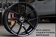 ล้อแม็กซ์ BBs ขอบ 17 5/113 สีดำ สวย สปอร์ต RC-21 เท่สปอร์ต ราคาต่อ สี่วง ทนทาน มีรับประกัน