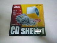 全新未拆 Aidata CD DVD VCD Shell cover CD 套 膠盒 吉盒10個 半透明 Super thin