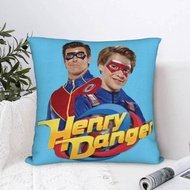 Henry Danger and Captain Man Pillowcase Printing Polyester Cushion Cover Decoration  Throw Pillow Ca