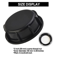 <BTQN> 1pcs IBC Tank Lids IBC Tote Lid Cover Water Liquid Tank Cap Black Polypropylene