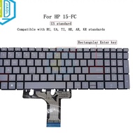 US RU FR SP Notebook Keyboard For HP 15-FC 15-FC000 15Z-FC 15-FC0101AU 15-FC0050AU Laptop Keyboards 