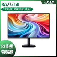 Acer 宏碁 KA272 G0 護眼螢幕 (27型/FHD/120Hz/1ms/IPS)