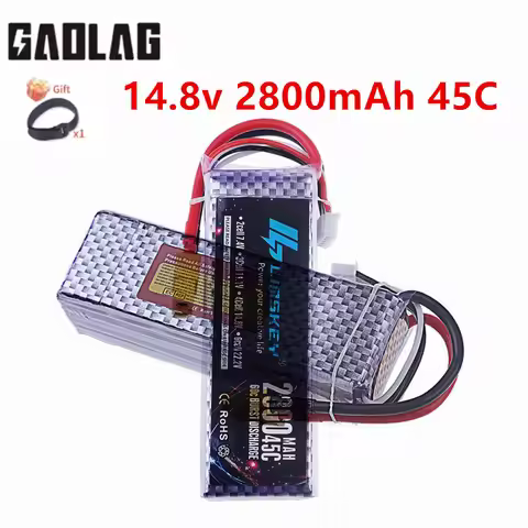 Upgrade battery 14.8v 2800mah 4s 45c lipo battery for RC Car RC Boats RC Drone Battery spare Parts 4