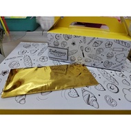 Rectangle gold cake board 5"X10" cake box 5"X10"X4"H