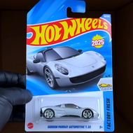 Mattel Hot Wheels 1/64 Mainline Series 2025 D Ốp Lưng Tesla Cyberquad Ram 1500 Gordon Murray Ô Tô Di