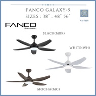 [NEW ARRIVAL] FANCO Galaxy-5 DC Motor Ceiling Fan with 3 tone LED Light , 6 speed reversible and Remote Control