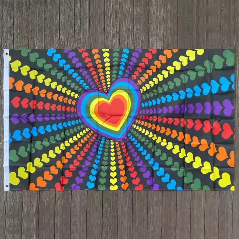 xvggdg rainbow Flags 3x5FT 90x150cm gay pride rainbow Peace Flag Pride Flag