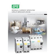 EPS 2POLE ELCB/RCCB/20A 10mA/40A 30mA/40A 100mA/63A 100mA