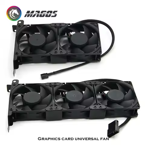 PC VGA COOLER GPU Cooling Fan 8025 PCI GPU Companion 2 Fans & 3 Fans Optional 3 PIN Plug/MOLEX 4Pin 